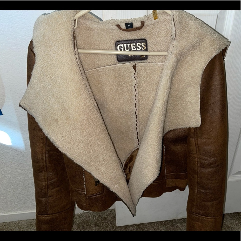 GUESS medium brown jacket